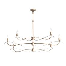 Hubbardton Forge - Canada 136350-SKT-LONG-05 - Willow 6-Light Small Chandelier