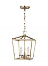 Visual Comfort & Co. Studio Collection 5192603-848 - Dianna transitional 3-light indoor dimmable ceiling pendant hanging chandelier light in satin brass