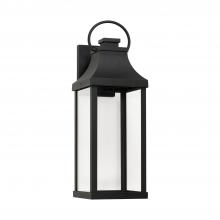 Capital Lighting 946421BK-GL - 1 Light Outdoor Wall Lantern