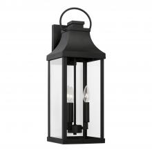 Capital Lighting 946431BK - 3 Light Outdoor Wall Lantern