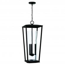 Capital Lighting 948132BK - 3 Light Outdoor Hanging Lantern