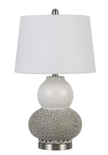 CAL Lighting BO-2849TB-2 - Aigio 100W On Off Ceramic Table Lamps (Sold And Priced As Pairs)