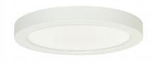 Satco Products Inc. S21513 - Blink - 18.5W- 9" Surface Mount LED - 3000K- Round Shape - White Finish - 120V - 0-10V Dimming