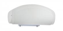 Kendal VF3300-2L-CH - MISSY series 2-Light Curved Frost Glass Bath Light