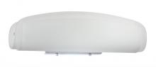 Kendal VF3300-3L-CH - MISSY series 3-Light Curved Frost Glass Bath Light