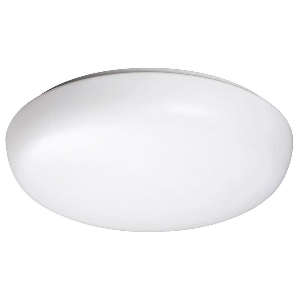 LED Flush Mount Ceiling Light / Round Cloud Light - in White finish with White Acrylic Lens