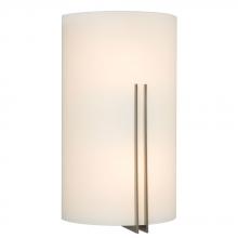 Galaxy Lighting 215680BN-218EB - Wall Sconce - in Brushed Nickel finish with Satin White Glass