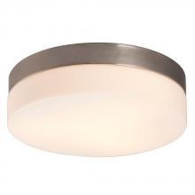Galaxy Lighting L612314BN016A1 - LED Flush Mount Ceiling Light - in Brushed Nickel finish with Satin White Glass