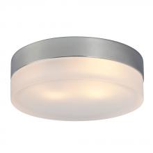 Galaxy Lighting 615272CH-113NPF - Flush Mount Ceiling Light - in Polished Chrome finish with Frosted Glass