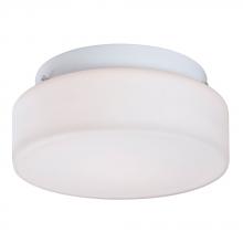 Galaxy Lighting 623531WH-113EB - Flush Mount Ceiling Light - in White finish with White Glass