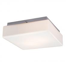 Galaxy Lighting L633500CH016A1 - LED Flush Mount Ceiling Light - in Polished Chrome finish with Satin White Glass