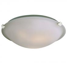 Galaxy Lighting L680116FW031A1 - LED Flush Mount Ceiling Light - in White finish with Frosted Glass
