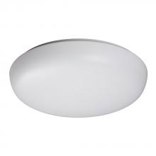 Galaxy Lighting L931122WH010A1 - LED Flush Mount Ceiling Light / Round Cloud Light - in White finish with White Acrylic Lens