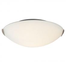 Galaxy Lighting ES612413BN - Flush Mount Ceiling Light - in Brushed Nickel finish with Satin White Glass