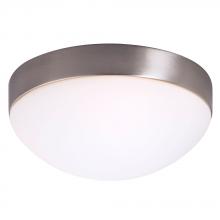 Galaxy Lighting ES615352BN - Flush Mount Ceiling Light - in Brushed Nickel finish with Satin White Glass