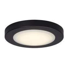 Galaxy Lighting L646030BK - 6" LED Slimline Surface Mount - in Black finish with Polycarbonate Lens (AC LED, Dimmable, 3000K