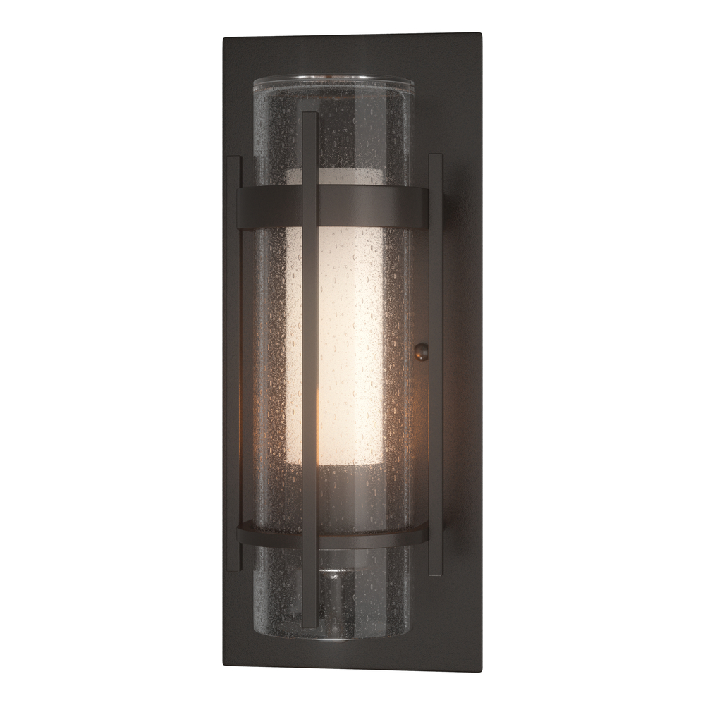 Torch  Seeded Glass Small Outdoor Sconce