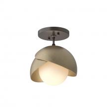 Hubbardton Forge - Canada 121377-SKT-14-84-GG0711 - Brooklyn 1-Light Double Shade Semi-Flush