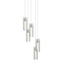 Hubbardton Forge - Canada 131124-SKT-LONG-82-ZM0065 - Exos Glass 5-Light Pendant