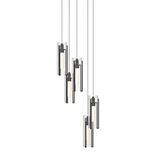 Hubbardton Forge - Canada 131124-SKT-LONG-89-ZM0065 - Exos Glass 5-Light Pendant