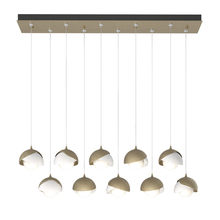 Hubbardton Forge - Canada 131205-SKT-STND-84-02-GG0711 - Brooklyn 10-Light Double Shade Pendant