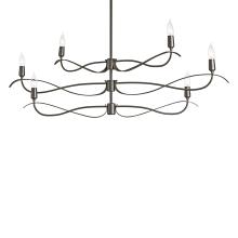 Hubbardton Forge - Canada 136350-SKT-MULT-14 - Willow 6-Light Small Chandelier