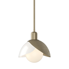 Hubbardton Forge - Canada 181184-SKT-MULT-84-BB0757 - Brooklyn Double Shade Art Glass Mini Pendant