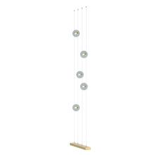 Hubbardton Forge - Canada 289520-LED-STND-86-YL0668 - Abacus 5-Light Floor to Ceiling Plug-In LED Lamp